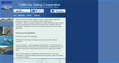 Desktop Screenshot of californiasailingcoop.org